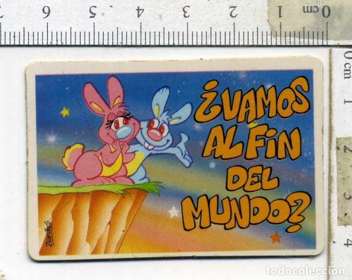 Coleccionismo Cromos antiguos: CROMO BOLLYCAO PEGUITARJETAS II &iquest; VAMOS AL FIN DEL MUNDO ?