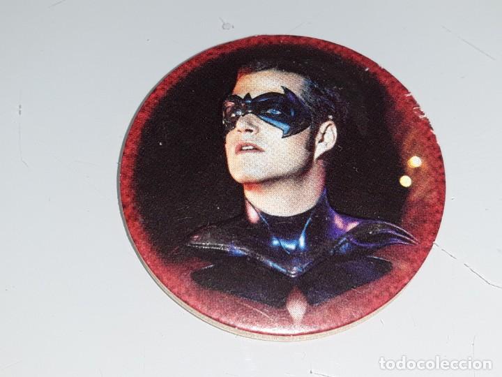 Sammeln alte Sammelbilder: ANTIGUO TAZO CROMO N&ordm; 2 DE LA PELICULA BATMAN Y ROBIN PROMOCION DE KELLOGGS A&Ntilde;OS 90 DC COMICS