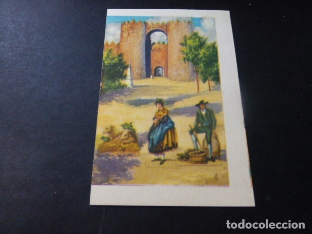 Coleccionismo Cromos antiguos: AVILA VISTA Y TIPOS CROMO A&Ntilde;OS 30