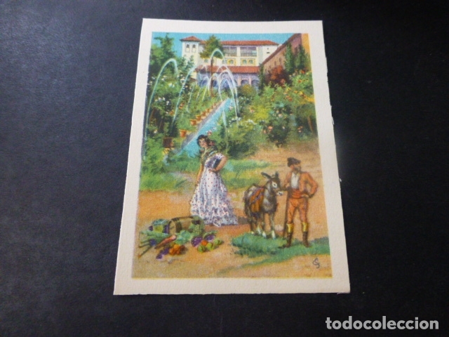 Coleccionismo cromos antiguos: GRANADA VISTA Y TIPOS CROMO A&Ntilde;OS 30 - Foto 1