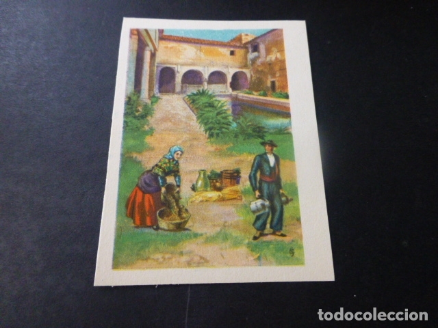 Coleccionismo Cromos antiguos: JAEN VISTA Y TIPOS CROMO A&Ntilde;OS 30