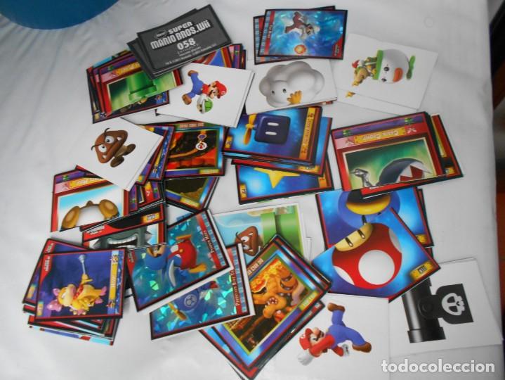 Coleccionismo cromos antiguos: cromos de supermario  bros wii impecables - Foto 1