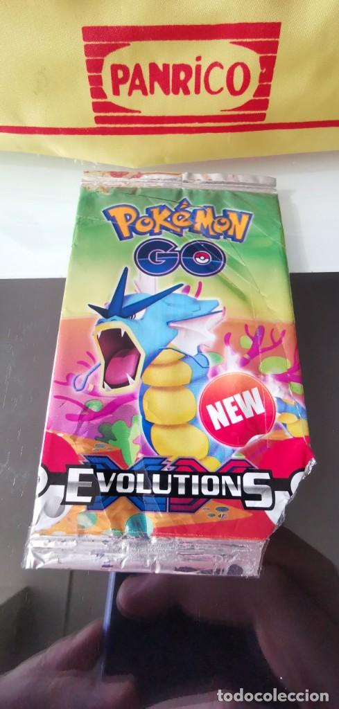 Coleccionismo cromos antiguos: SOBRE CROMOS VAC&Iacute;O POKEMON GO EVOLUTIONS - Foto 1