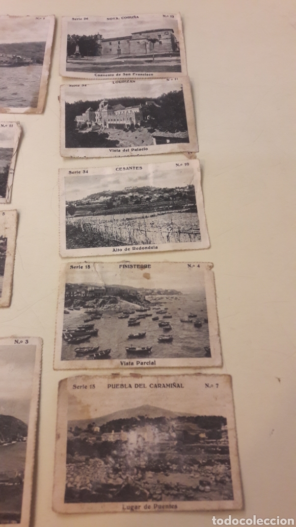 Coleccionismo cromos antiguos: 11 cromos Coru&ntilde;a y provincia - Foto 4