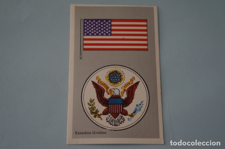 Coleccionismo Cromos antiguos: CROMO BANDERAS Y ESCUDOS ESTADOS UNIDOS SIN PEGAR N&ordm; 160 A&Ntilde;O 1994 ALBUM BANDERAS Y ESCUDOS DE EYDER