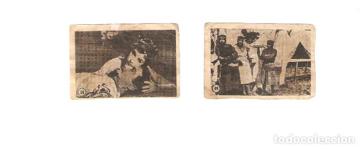 Coleccionismo cromos antiguos: 2 cromos antiguos  de peliqulas - Foto 1