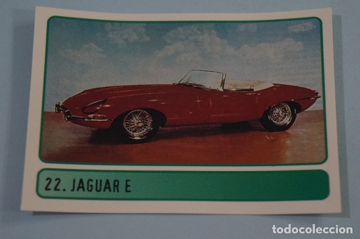 Coleccionismo Cromos antiguos: CROMO DE COCHES JAGUAR SIN PEGAR N&ordm; 22 A&Ntilde;O ???? DEL ALBUM GRANDES MAQUINAS DE IMPALA