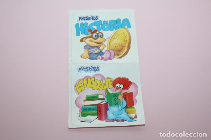 Coleccionismo Cromos antiguos: PHOSKITOS CROMO PEQUE&Ntilde;ECOS HISTORIA - LENGUAJE - N&ordm;19 Y 20