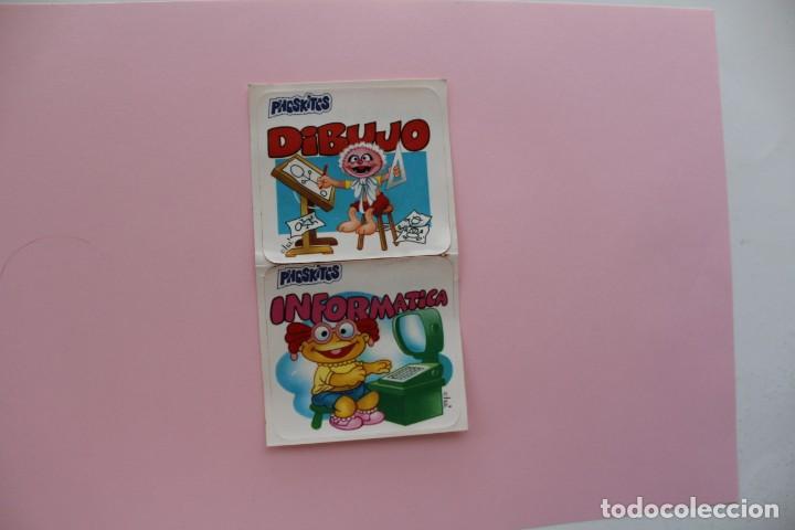 Coleccionismo cromos antiguos: PHOSKITOS CROMO PEQUE&Ntilde;ECOS DIBUJO - INFORMATICA - N&ordm;29 Y 30