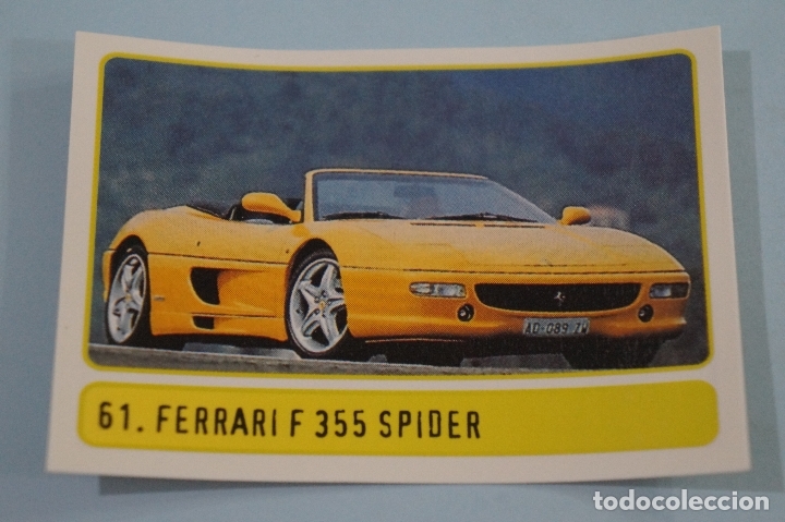 Coleccionismo cromos antiguos: CROMO DE COCHES FERRARI SIN PEGAR N&ordm; 61 A&Ntilde;O ???? DEL ALBUM GRANDES MAQUINAS DE IMPALA