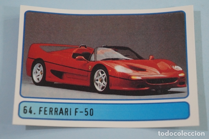 Coleccionismo cromos antiguos: CROMO DE COCHES FERRARI SIN PEGAR N&ordm; 64 A&Ntilde;O ???? DEL ALBUM GRANDES MAQUINAS DE IMPALA