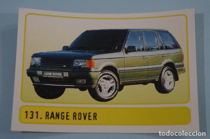 Coleccionismo cromos antiguos: CROMO DE COCHES RANGE ROVER SIN PEGAR N&ordm; 131 A&Ntilde;O ???? DEL ALBUM GRANDES MAQUINAS DE IMPALA