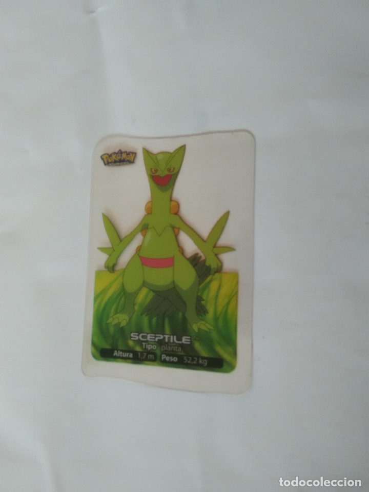 Coleccionismo Cromos antiguos: N&ordm; 12 CROMO LAMINCARD POK&Eacute;MON ADVANCED LAMINCARDS MUNDICROMO SPORT EDIBAS: SCEPTILE