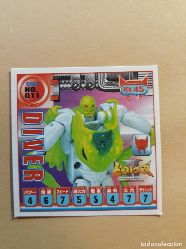 Coleccionismo cromos antiguos: transformers beast wars seal retsuden n 11 - Foto 1
