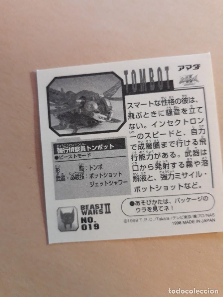 Coleccionismo cromos antiguos: transformers beast wars seal retsuden n 19 - Foto 2