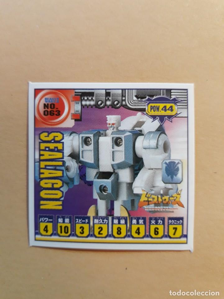 Coleccionismo cromos antiguos: transformers beast wars seal retsuden n 63 - Foto 1