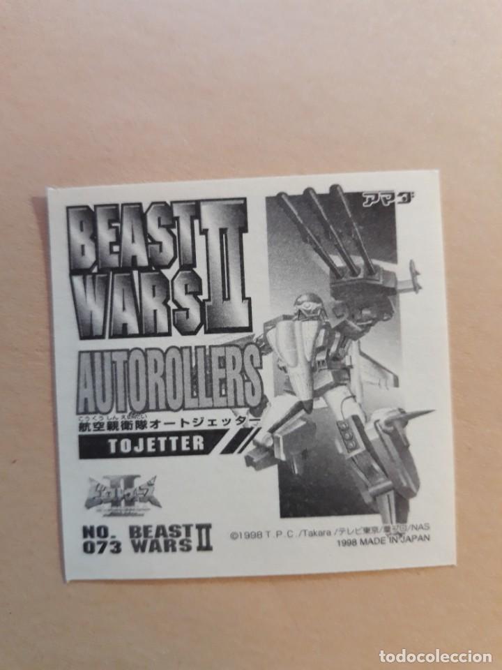 Coleccionismo cromos antiguos: transformers beast wars seal retsuden n 73 - Foto 2