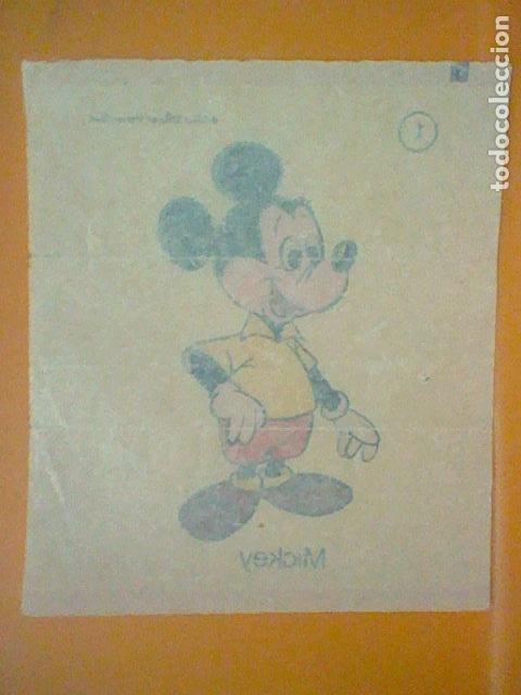 Coleccionismo cromos antiguos: MICKEY CHICLES BAZOOKA A&Ntilde;OS 70 CROMO ENCERADO N&ordm; 1 - Foto 2