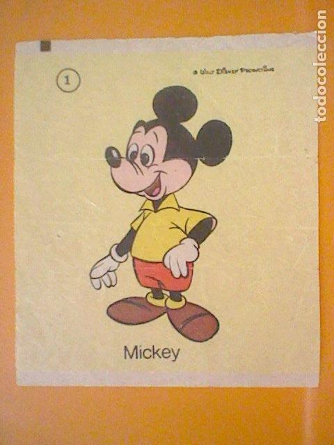 Coleccionismo cromos antiguos: MICKEY CHICLES BAZOOKA A&Ntilde;OS 70 CROMO ENCERADO N&ordm; 1 - Foto 1