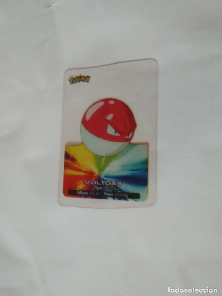 Coleccionismo cromos antiguos: N&ordm; 100 CROMO LAMINCARD POK&Eacute;MON LAMINCARDS EDIBAS: VOLTORB - Foto 1