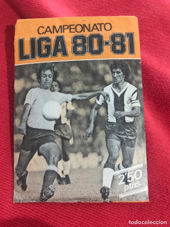Coleccionismo cromos antiguos: Sobre de cromos ediciones este 1980 - 1981 80 - 81