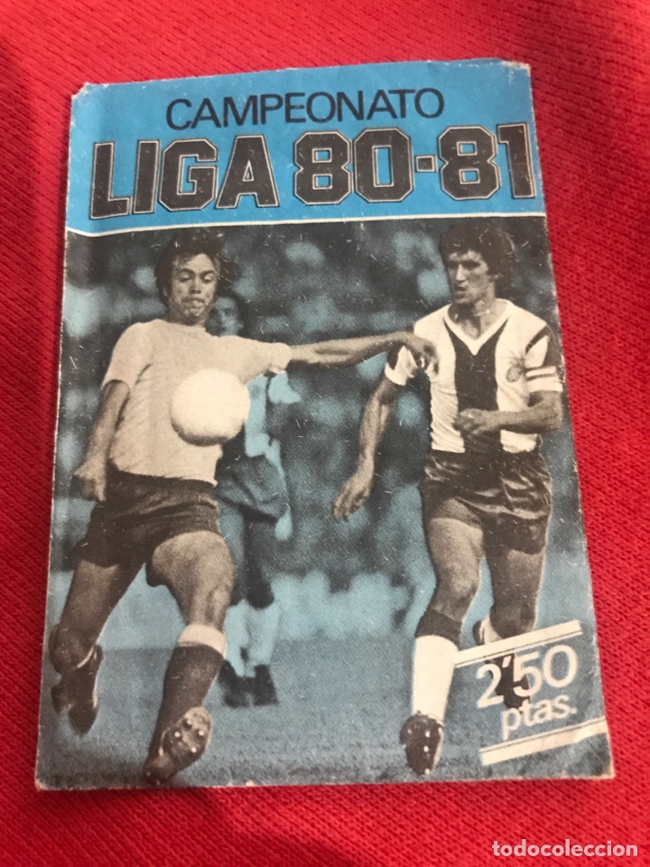 Coleccionismo cromos antiguos: Sobre de cromos sin abrir 1980 - 1981 80 - 81