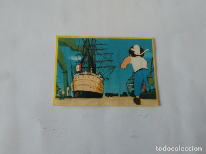 Coleccionismo Cromos antiguos: ANTIGUO CROMO N&ordm; 68 DANONE MARCO: DE LOS APENINOS A LOS ANDES (DESPEGADO)