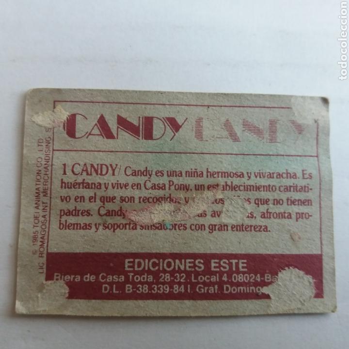 Coleccionismo cromos antiguos: Cromo CANDY CANDY - Ediciones Este a&ntilde;o 1985 - n&uacute;m 1 - Foto 2