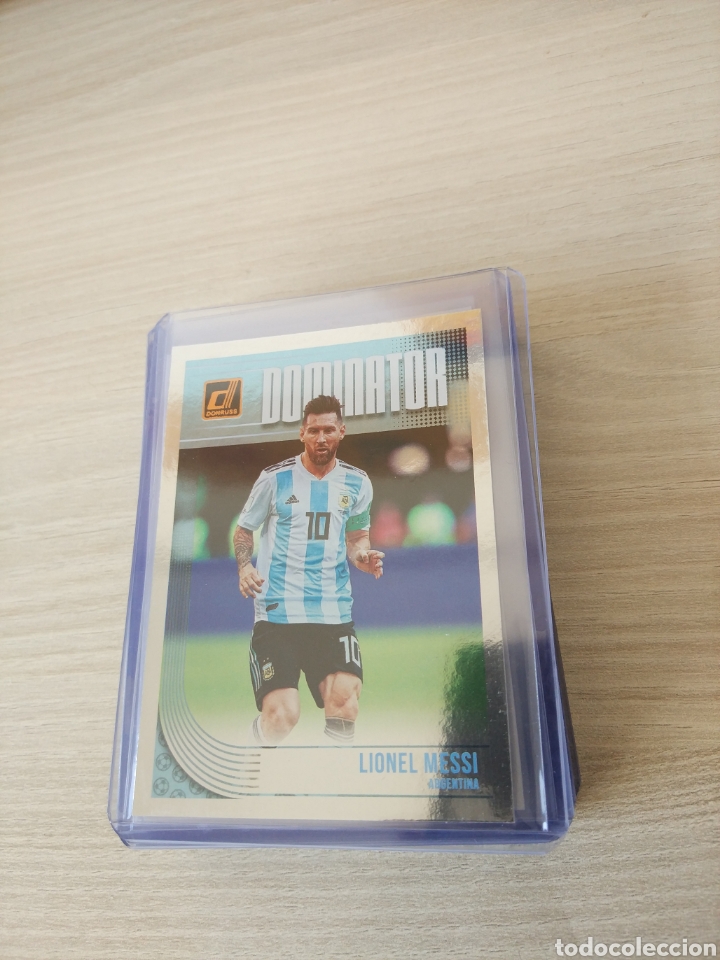Coleccionismo Cromos antiguos: Cromo donruss DOMINATOR Leonel Messi argentina 18 19