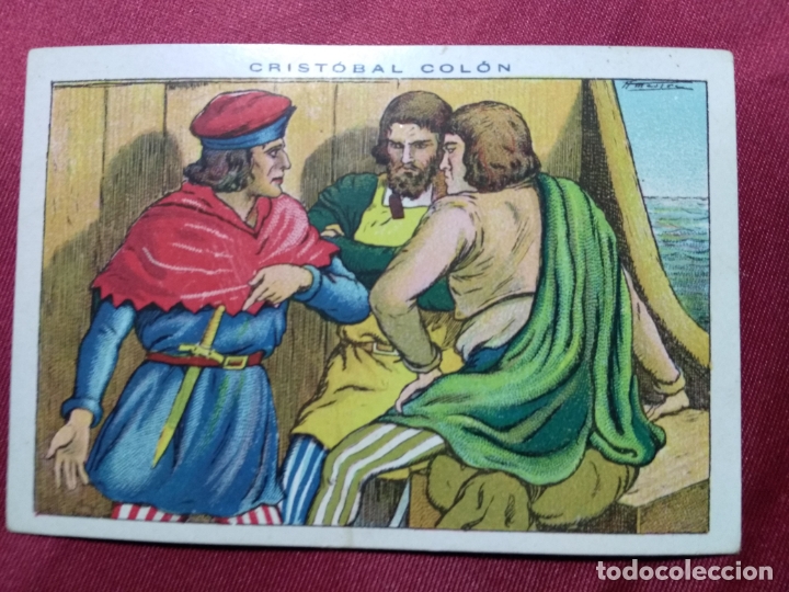 Coleccionismo cromos antiguos: CRISTOBAL COLON. CROMO N&ordm; 32. CHOCOLATE JUNCOSA - Foto 1