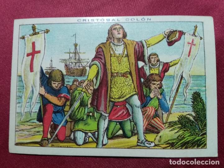 Coleccionismo cromos antiguos: CRISTOBAL COLON. CROMO N&ordm; 43. CHOCOLATE JUNCOSA - Foto 1