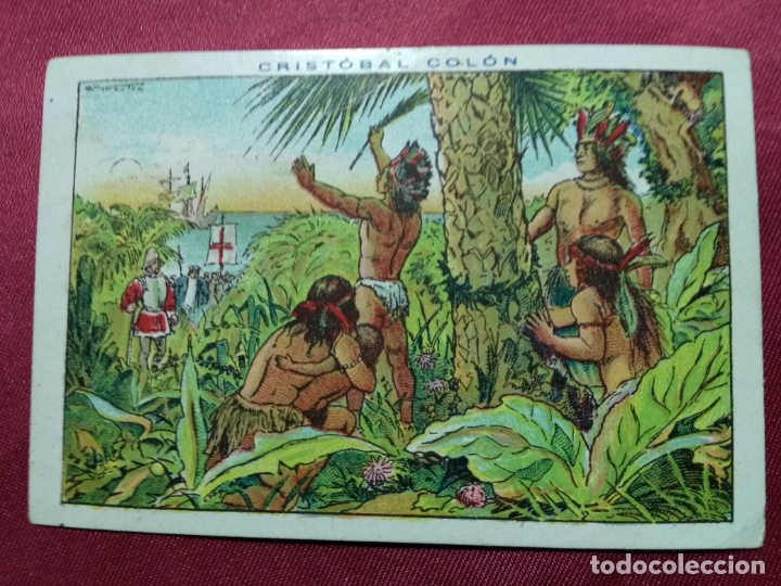 Coleccionismo cromos antiguos: CRISTOBAL COLON. CROMO N&ordm; 44. CHOCOLATE JUNCOSA - Foto 1