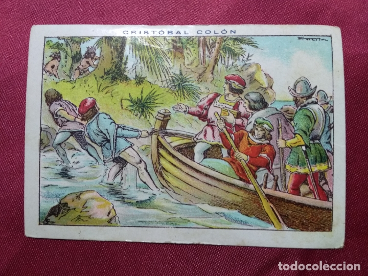 Coleccionismo cromos antiguos: CRISTOBAL COLON. CROMO N&ordm; 45. CHOCOLATE JUNCOSA - Foto 1