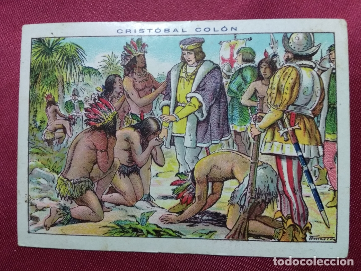 Coleccionismo cromos antiguos: CRISTOBAL COLON. CROMO N&ordm; 47. CHOCOLATE JUNCOSA - Foto 1