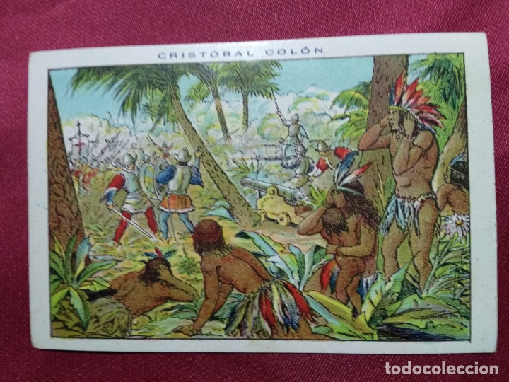 Coleccionismo cromos antiguos: CRISTOBAL COLON. CROMO N&ordm; 51. CHOCOLATE JUNCOSA - Foto 1