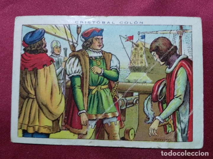 Coleccionismo cromos antiguos: CRISTOBAL COLON. CROMO N&ordm; 58. CHOCOLATE JUNCOSA - Foto 1