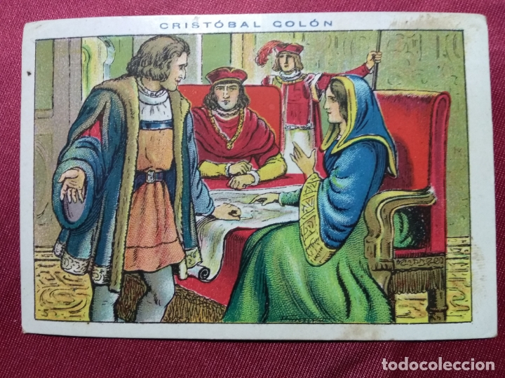Coleccionismo cromos antiguos: CRISTOBAL COLON. CROMO N&ordm; 62. CHOCOLATE JUNCOSA - Foto 1
