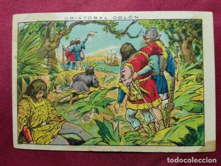 Coleccionismo cromos antiguos: CRISTOBAL COLON. CROMO N&ordm; 63. CHOCOLATE JUNCOSA - Foto 1