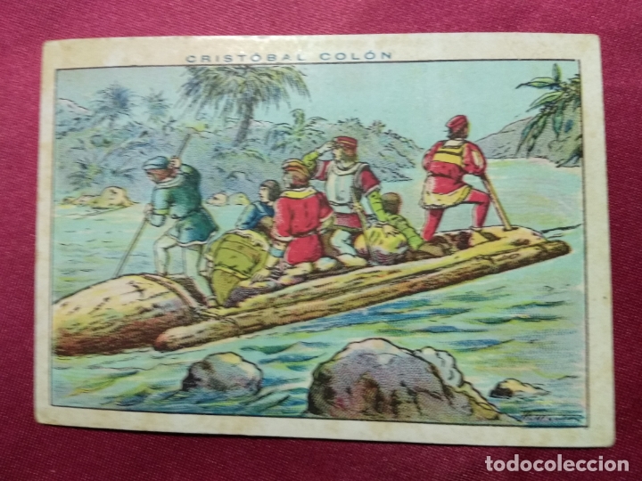 Coleccionismo cromos antiguos: CRISTOBAL COLON. CROMO N&ordm; 130. CHOCOLATE JUNCOSA. - Foto 1