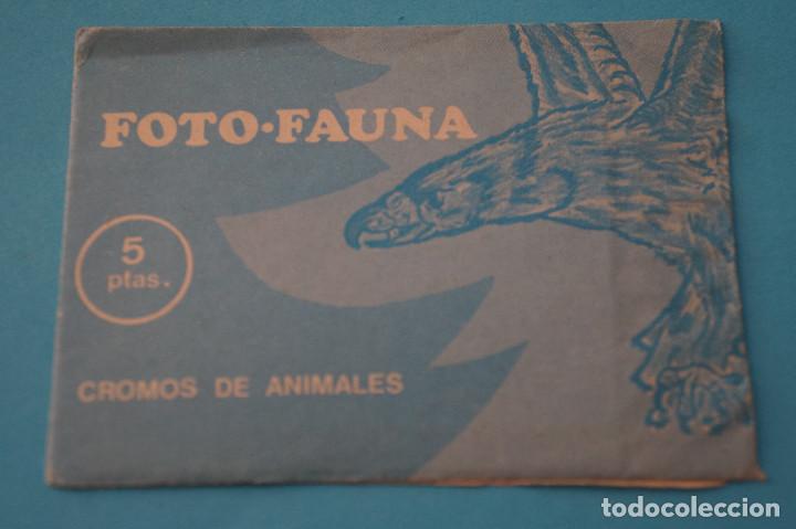 Colecionismo Cromos antigos: SOBRE DE CROMOS SIN ABRIR DE FOTO-FAUNA DE MANUEL GIMENEZ