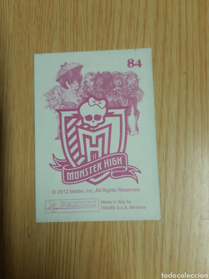 Coleccionismo cromos antiguos: Cromo Monster High 2012 n&uacute;mero 84 - Foto 2