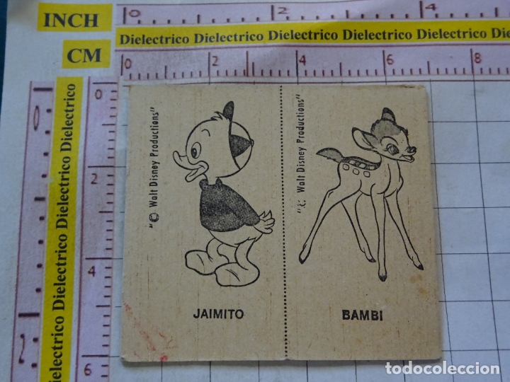 Collezionismo Figurine antiche: CROMO CROMITOS CART&Oacute;N DE WALT DISNEY. JAIMITO Y BAMBI