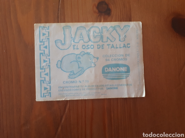 Coleccionismo cromos antiguos: Cromo Jacky Danone - Foto 2