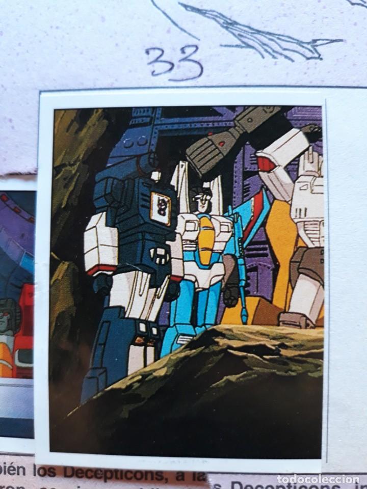 Coleccionismo cromos antiguos: transformers 1986 panini cromo recuperado 33 - Foto 1