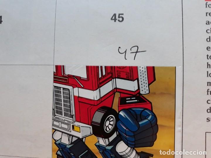 Coleccionismo cromos antiguos: transformers 1986 panini cromo recuperado 47 - Foto 1