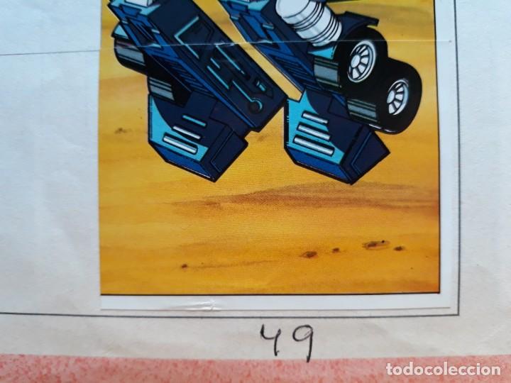 Coleccionismo cromos antiguos: transformers 1986 panini cromo recuperado 49 - Foto 1