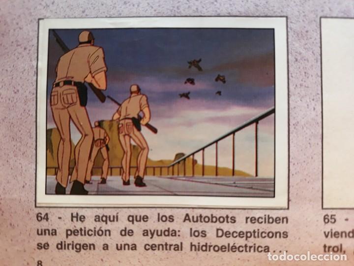 Coleccionismo cromos antiguos: transformers 1986 panini cromo recuperado 64 - Foto 1