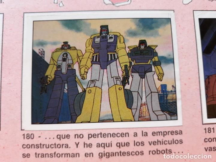 Coleccionismo cromos antiguos: transformers 1986 panini cromo recuperado 180 - Foto 1