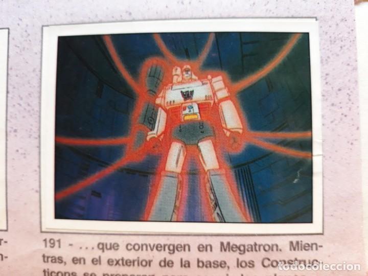 Coleccionismo cromos antiguos: transformers 1986 panini cromo recuperado 191 - Foto 1