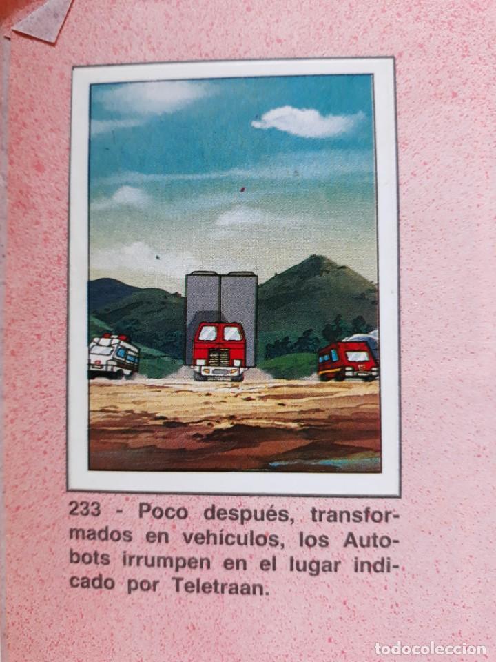 Coleccionismo cromos antiguos: transformers 1986 panini cromo recuperado 233 - Foto 1